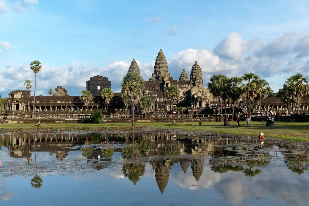 Angkor Wat temple, a World Heritage site in Cambodia